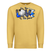 Antique Gold for the love of the game volleyball Premium Sweatshirt - Zillion Design Studio