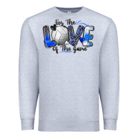 Heather Grey for the love of the game volleyball Premium Sweatshirt - Zillion Design Studio