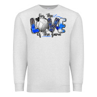 Oatmeal Heather for the love of the game volleyball Premium Sweatshirt - Zillion Design Studio