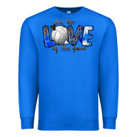 True Royal for the love of the game volleyball Premium Sweatshirt - Zillion Design Studio