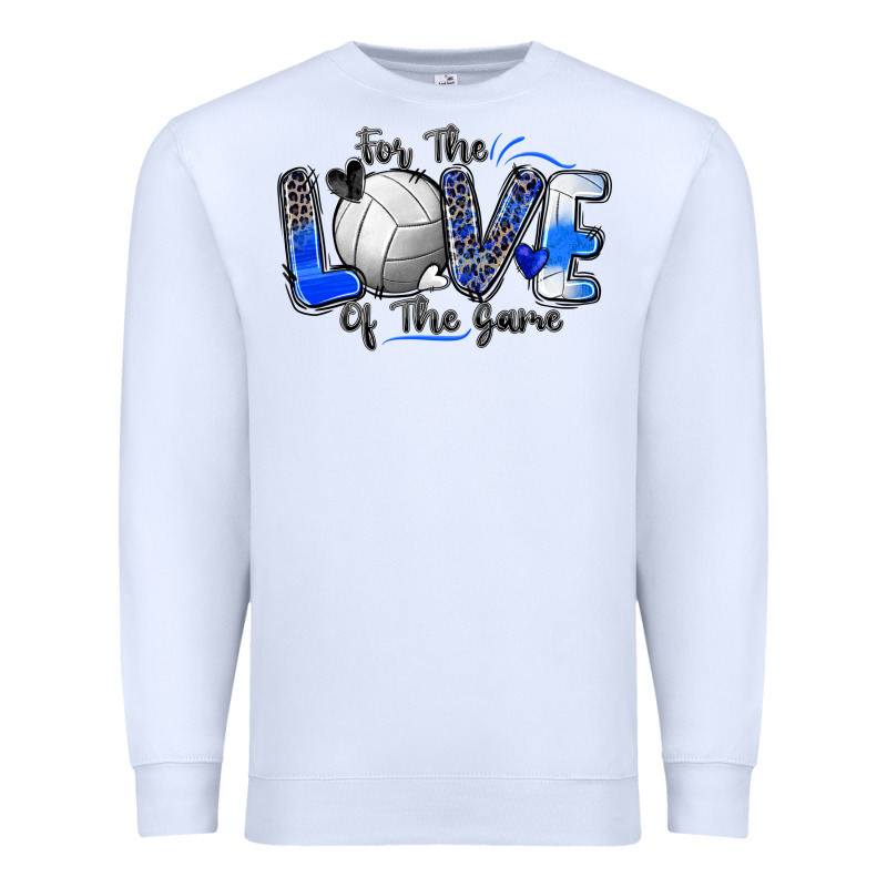 For The Love Of The Game Volleyball Premium Sweatshirt by Zillion Design Studio | Teevron