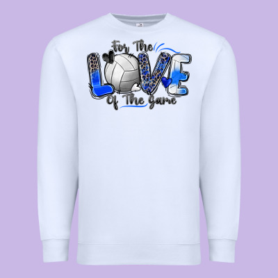 Premium Sweatshirt for the love of the game volleyball