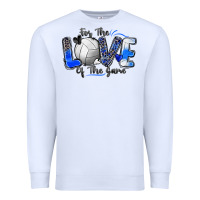 White for the love of the game volleyball Premium Sweatshirt - Zillion Design Studio