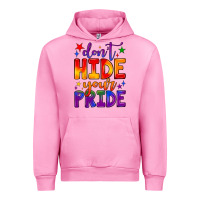Fuchsia Pink don't hide your pride Urban Hoodie - JahusDesignShop
