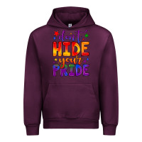 Mauve Wine don't hide your pride Urban Hoodie - JahusDesignShop