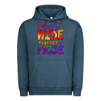 Pigment Midnight Navy don't hide your pride Urban Hoodie - JahusDesignShop
