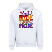 White don't hide your pride Urban Hoodie - JahusDesignShop