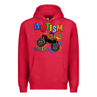 Cardinal autism crusher Premium Hoodie - AdoDesignShop