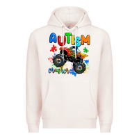 Pale Pink autism crusher Premium Hoodie - AdoDesignShop