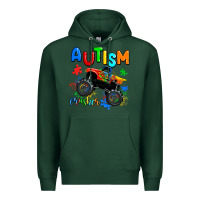 Sports Green autism crusher Premium Hoodie - AdoDesignShop