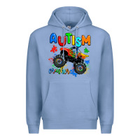 Colony Blue autism crusher Premium Hoodie - AdoDesignShop