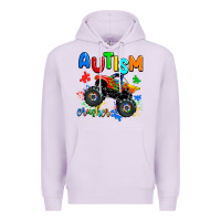 Lilac autism crusher Premium Hoodie - AdoDesignShop