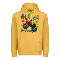 Mustard autism crusher Premium Hoodie - AdoDesignShop