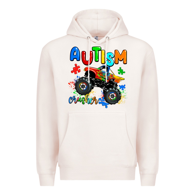 Autism Crusher Premium Hoodie by AdoDesignShop | Teevron