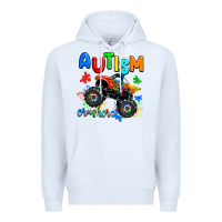 White autism crusher Premium Hoodie - AdoDesignShop