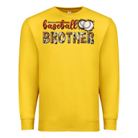 Lemon baseball brother with leopard Premium Sweatshirt - texasbilliewilder