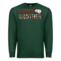 Sports Green baseball brother with leopard Premium Sweatshirt - texasbilliewilder
