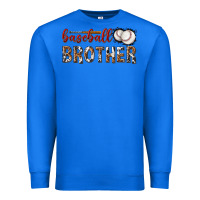 True Royal baseball brother with leopard Premium Sweatshirt - texasbilliewilder