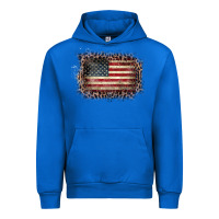 Cobalt Old Leopard American Flag Frame Urban Hoodie - Bettercallsaul