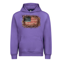 Tulip Old Leopard American Flag Frame Urban Hoodie - Bettercallsaul