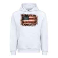 White Old Leopard American Flag Frame Urban Hoodie - Bettercallsaul