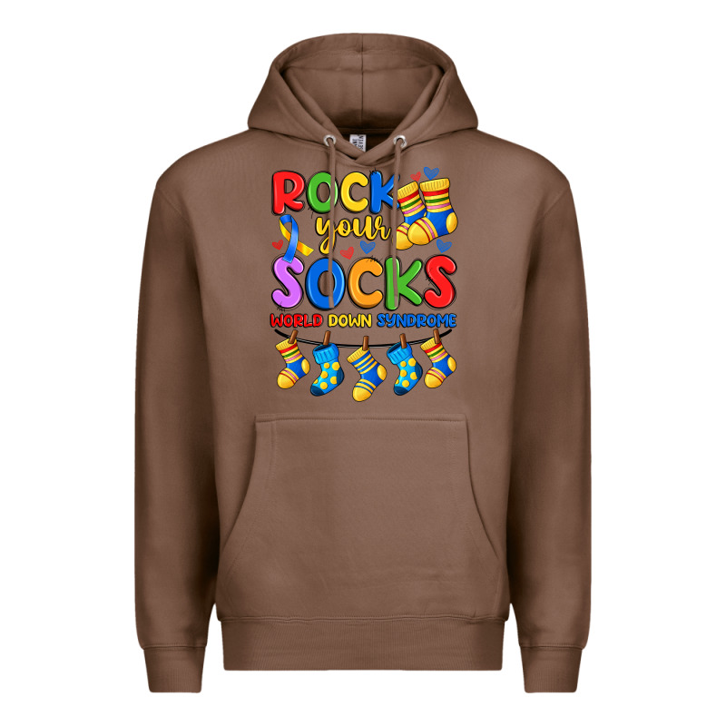 Rock Your  World Down Syndrome Premium Hoodie by Artiststas | Teevron