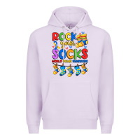 Lilac rock your  world down syndrome Premium Hoodie - Artiststas