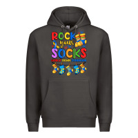 Smoke rock your  world down syndrome Premium Hoodie - Artiststas