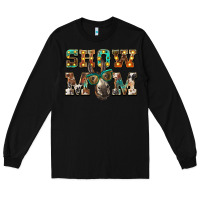 Black show mom donkey Long Sleeve Tee - BarkalooDesign