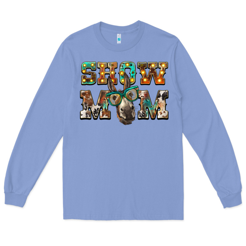 Show Mom Donkey Long Sleeve Tee by BarkalooDesign | Teevron