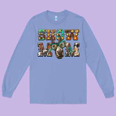 Show Mom Donkey Long Sleeve Tee Designed By Barkaloodesign