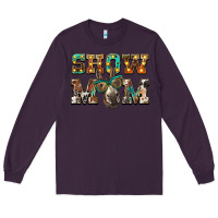 Plum show mom donkey Long Sleeve Tee - BarkalooDesign