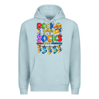 Blue Mist rock your  world down syndrome Premium Hoodie - Artiststas
