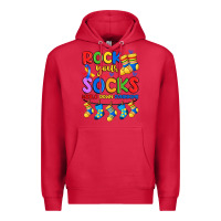 Cardinal rock your  world down syndrome Premium Hoodie - Artiststas