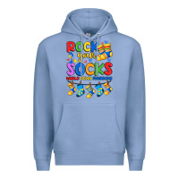 Colony Blue rock your  world down syndrome Premium Hoodie - Artiststas