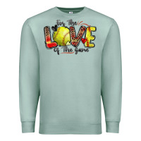 Seafoam for the love of the game softball Premium Sweatshirt - Zillion Design Studio