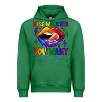 Emerald kiss whoever you want Urban Hoodie - JahusDesignShop