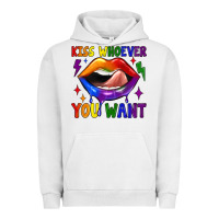 Pigment Lunar Rock kiss whoever you want Urban Hoodie - JahusDesignShop