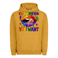 Pigment Peanut Butter kiss whoever you want Urban Hoodie - JahusDesignShop