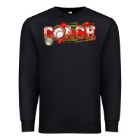 Black baseball coach Premium Sweatshirt - texasbilliewilder