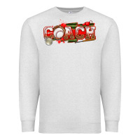 Oatmeal Heather baseball coach Premium Sweatshirt - texasbilliewilder