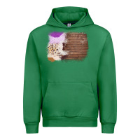 Emerald Wood Cowhide Pattern Urban Hoodie - Bettercallsaul