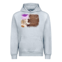 Heather Grey Wood Cowhide Pattern Urban Hoodie - Bettercallsaul