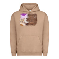 Pigment Burro Wood Cowhide Pattern Urban Hoodie - Bettercallsaul