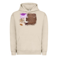 Pigment French Oak Wood Cowhide Pattern Urban Hoodie - Bettercallsaul