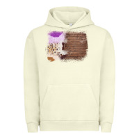 Pigment Pistachio Wood Cowhide Pattern Urban Hoodie - Bettercallsaul