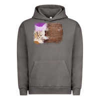 Pigment Tornado Wood Cowhide Pattern Urban Hoodie - Bettercallsaul