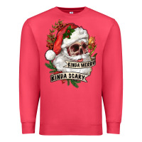 Cardinal Kinda merry kinda scary Premium Sweatshirt - RanaPortraitStore
