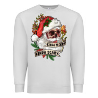 Dove Grey Kinda merry kinda scary Premium Sweatshirt - RanaPortraitStore