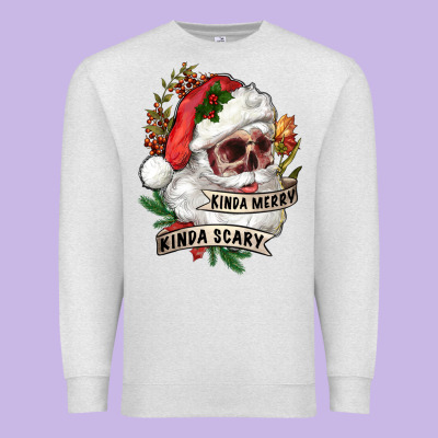 Premium Sweatshirt Kinda merry kinda scary